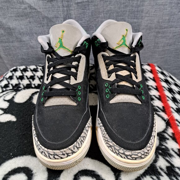 %Size 8 - Men Nike Jordan 3 Retro Mid Pine Green AJ22 main image 5